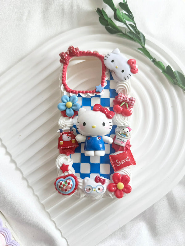 Kitty Cherry Checkerboard