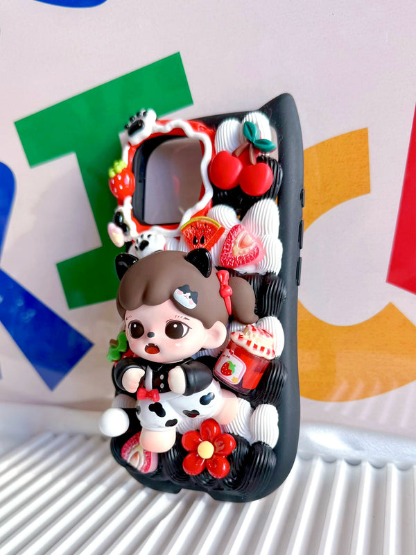 Cherry Moo Sweetheart Phone Case