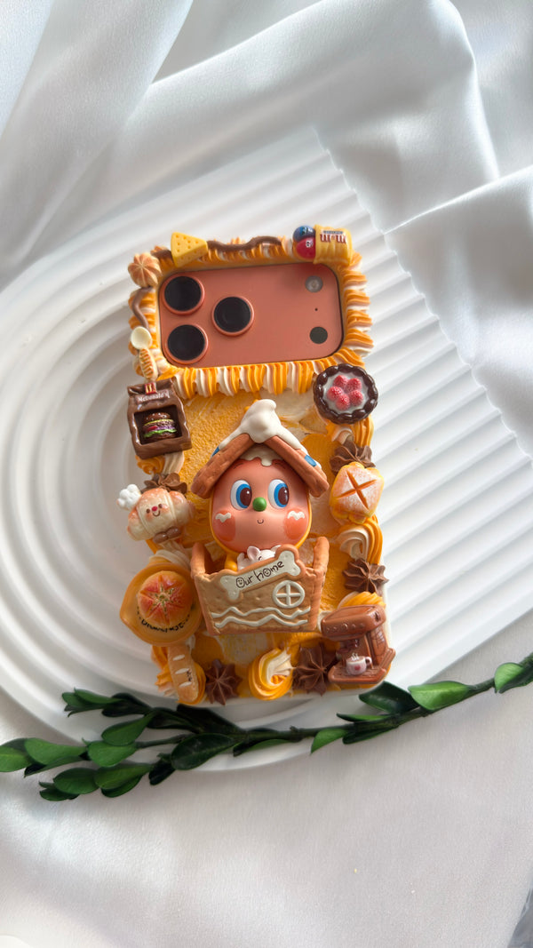 Golden Gingerbread Cottage