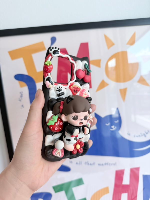 Cherry Moo Sweetheart Phone Case