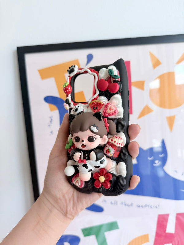 Cherry Moo Sweetheart Phone Case